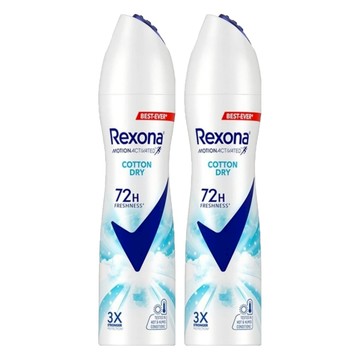 Rexona 蕊娜 制汗爽身噴霧 清新舒棉 72H  135ml  2瓶