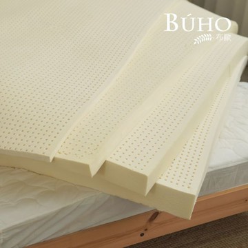 BUHO 斯里蘭卡 厚2.5/5/7.5/10cm斯里蘭卡進口天然純乳膠床墊 - 6*7尺(約182x210cm)-5cm