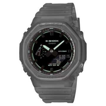 CASIO 卡西歐 G-SHOCK 2100系列 GA-2100K-1A 神秘光影 夜生活風格八角形時尚腕錶 45.4