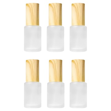 小麥購物 磨砂玻璃分裝瓶 乳液瓶 G290 30ml  半透明  6個