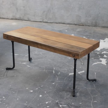 wood iron table 33*77*32