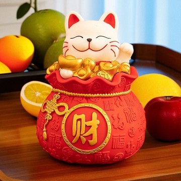 精選好物🌈2025招財貓防摔存錢罐大人用成年人可存可取款大容量儲蓄罐擺件