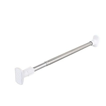 【福利出清品】79_箱損 德利生活 多用途方頭牛筋加壓式伸縮桿/晾衣桿, 120~220cm