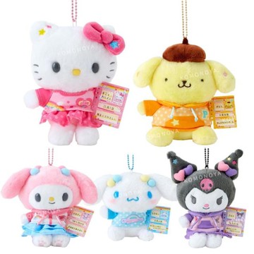 小禮堂 Sanrio 三麗鷗 絨毛玩偶吊飾 (302畢業紀念冊) Kitty 美樂蒂 大耳狗 酷洛米