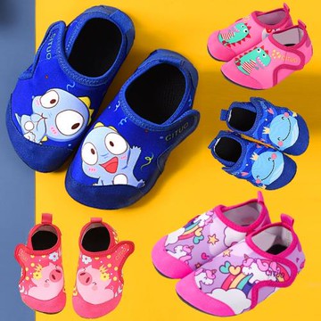 兒童沙灘襪鞋潛水浮潛涉水游泳鞋男女防滑防割軟底赤足趕海溯溪鞋