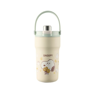 Corelle Brands SNOOPY 花野拾光手提鋅陶瓷保溫杯720ML