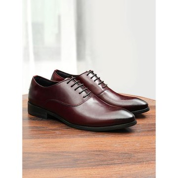 商務皮鞋男款真皮2025新款尖頭英倫結婚新郎正裝鞋大碼手工牛津鞋