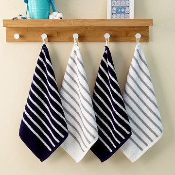 2條裝兒童小毛巾純棉吸水洗臉家用四方男士可愛少女中號方巾采購