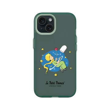 iPhone 15 Clear 憂墨綠 - Le Petit Prince 小王子 - 小王子 - 漫遊群星之中
