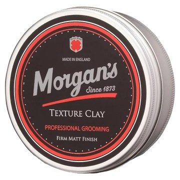 Morgan's Texture Clay 強力定型髮泥 75ml 啞光效果 易於塗抹  1件