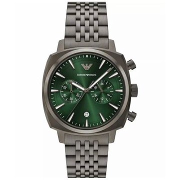 EMPORIO ARMANI 亞曼尼 時尚雙眼計時錶-男錶-贈高檔6入收藏盒(AR11689)40mm