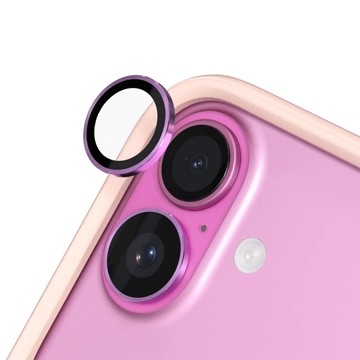 RHINOSHIELD 犀牛盾 9H玻璃鏡頭保護貼 粉色  iPhone 16/16 Plus  2個
