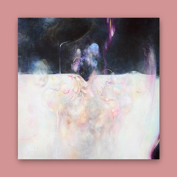 視線之後的世界 / 100 x 100 公分 / 壓克力彩 畫作 / 2015年繪