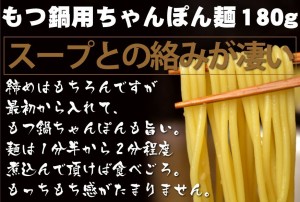 お歳暮 ギフト 内祝い ちゃんぽん麺 180g もつ鍋 もつ ホルモン