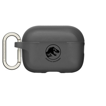 AirPods Pro 2 AirPods Case 黑 - Jurassic Park/ Jurassic World - 侏羅紀公園logo