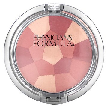 Physicians Formula, 修容粉盤，多色粉餅，2466 粉玫瑰，0.17 盎司（5 克）