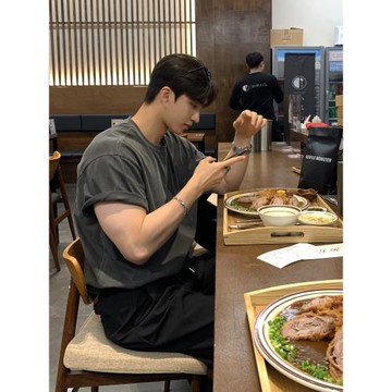 碧舍韓版棉T小眾潮牌夏季彈力純色打底衫寬松純棉ins新款上衣半袖