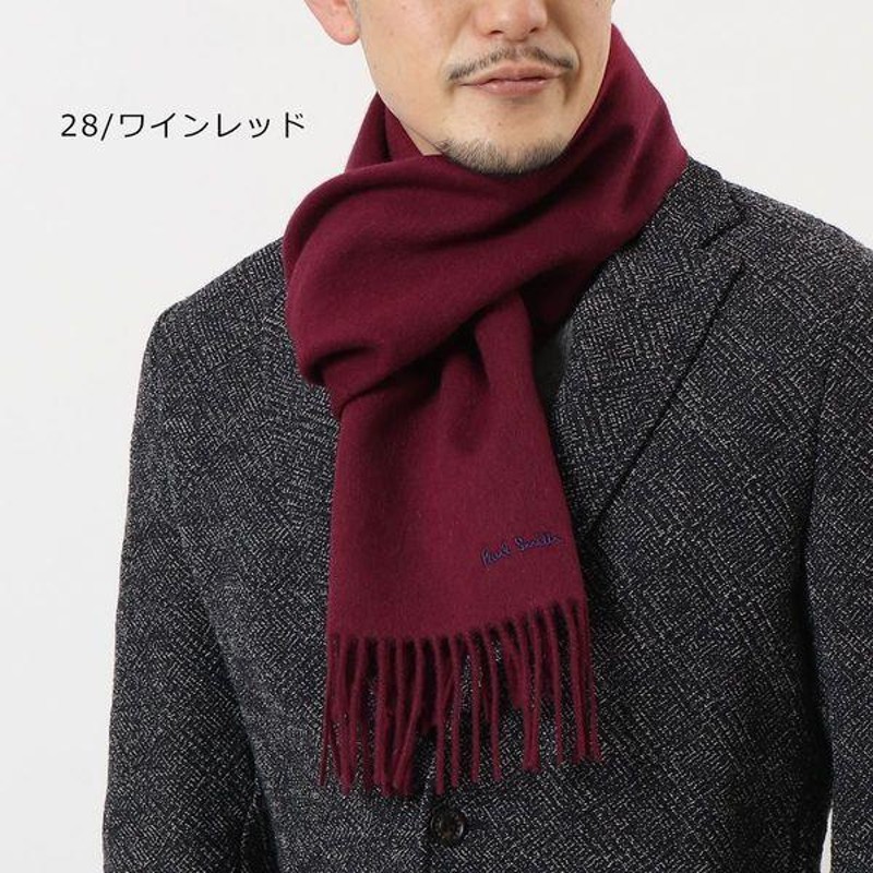 Paul Smith ポールスミス マフラー M1A 933D AS04 メンズ ラムウール