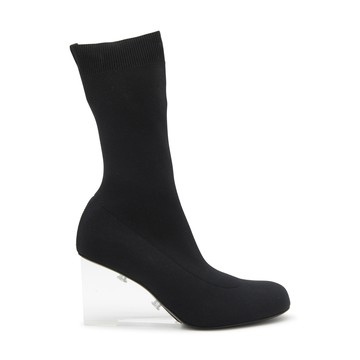 Alexander Mcqueen - Black Stretch Shard Boots