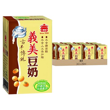 義美 豆奶  250ml  24入