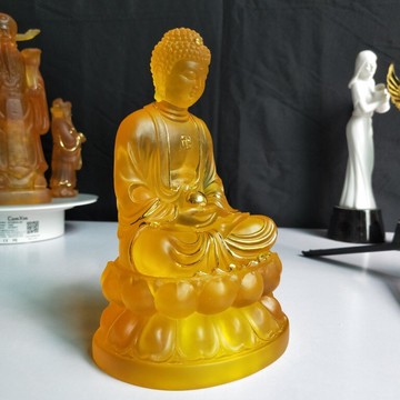 釋迦摩尼佛像琉璃家居玄關擺件廠家結緣