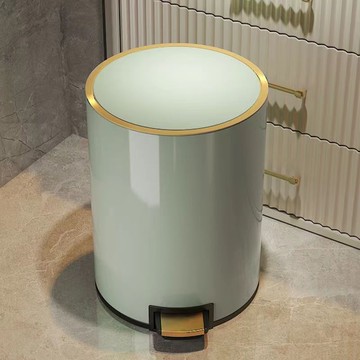垃圾桶 智能垃圾桶 不鏽鋼垃圾桶 家用垃圾桶 高級垃圾桶帶蓋家用不銹鋼腳踏奢華客廳臥室廚房衛生間廁所大容量