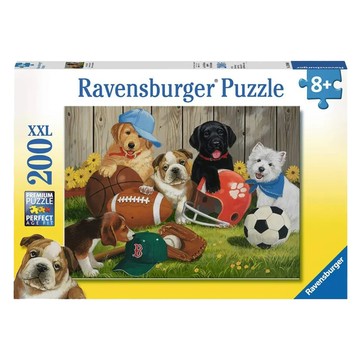 Ravensburger 維寶 拼圖 200片  狗狗玩球 多色  1盒