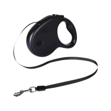 外出用品 寵物伸縮牽引繩-黑色 1st (PET504)