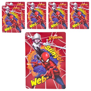 MARVEL 漫威 SPIDER-MAN 蜘蛛人 雙面墊板 聚丙烯材質  紅色  18.2 x 25.4cm