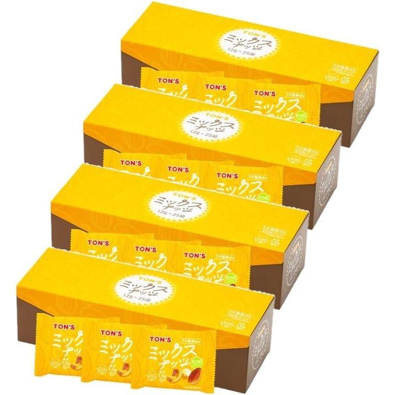 東洋ナッツ ミックスナッツ 12g 25袋×4箱