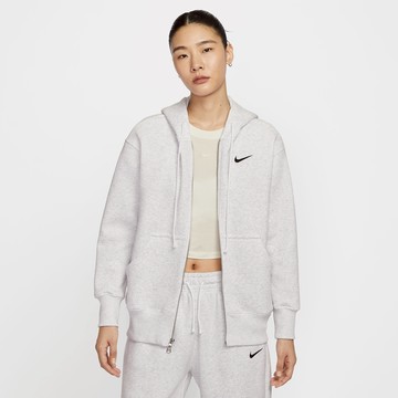 【NIKE】AS W NSW PHNX FLC FZ OS HOODIE 灰 外套 女 運動 刷毛 DQ5759-051