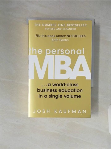 【書寶二手書T7／原文小說_XT4】Personal Mba_Josh Kaufman