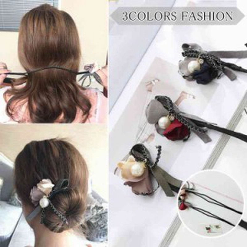 ヘアアレンジ 編みこみ 髪 おだんご ヘアアレンジ ヘアバンド ヘアまとめ 補助 髪飾り 髪用グッズ ヘアメイク 髪型 アレンジ 通販 Lineポイント最大1 0 Get Lineショッピング
