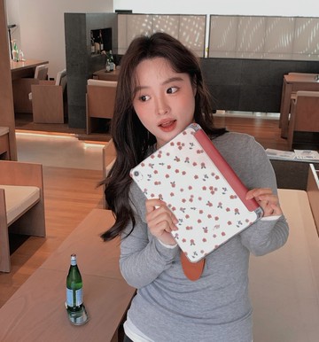 【FlowerBox Vol.42*Red*】透明磨砂書本式iPad保護套