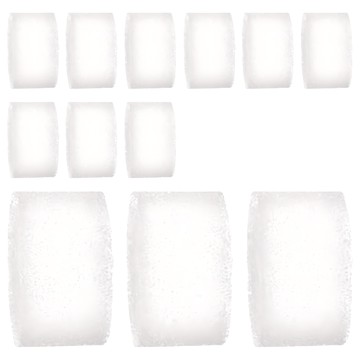 FaSoLa 不鏽鋼爆破蜂窩海綿可替換式杯刷 替換海綿 Set 3個 尺寸9x5.5x5cm  白色  4組