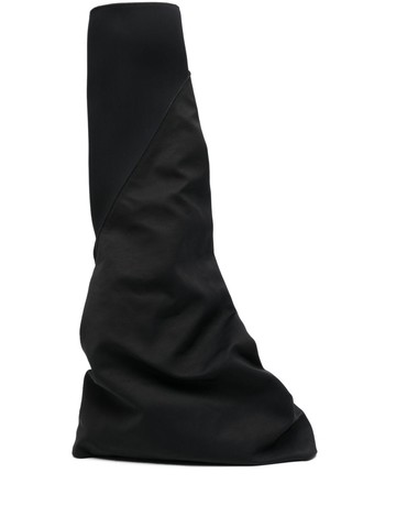 Rick Owens DRKSHDW - Fetish slouch-body boots - men - Rubber/Polyester/Polyester - 43 - Black