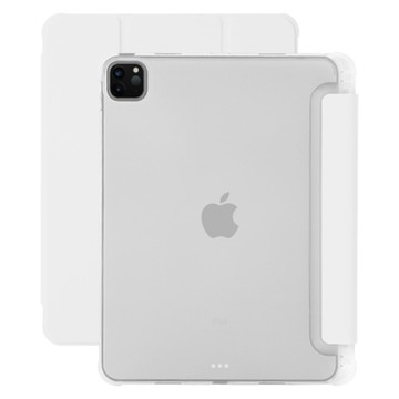 Opent 馬卡龍色系透明Apple Pencil收納保護殼  1個  iPad Air 第4/5/6/7代 11/10.9吋  白色