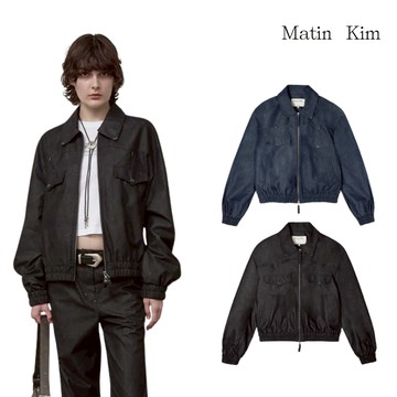 【MATIN KIM】官方直營 西部元素類丹寧外套 兩色