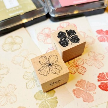 線條花櫸木印章組