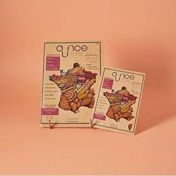 玩食插畫工作室｜OUNCE Magazine 玩食誌 No. 04 巴黎法國