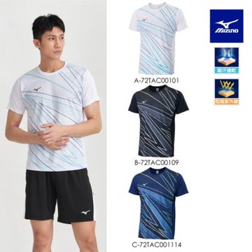 【MIZUNO 美津濃】羽球短袖T恤 72TAC001XX（任選一件）(T恤)