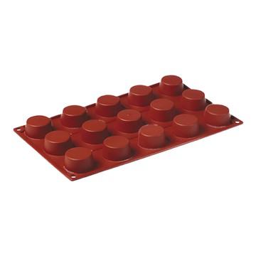 pavoni ITALIA FR024 十五連小圓柱矽膠模  紅色  1個