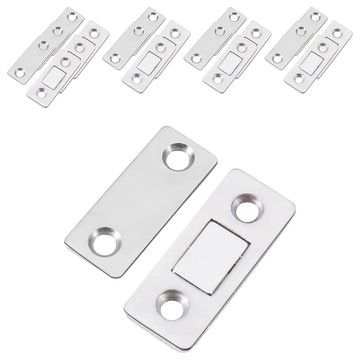 小麥購物 磁鐵門扣 一字型 Y109 銀色 19g  10個