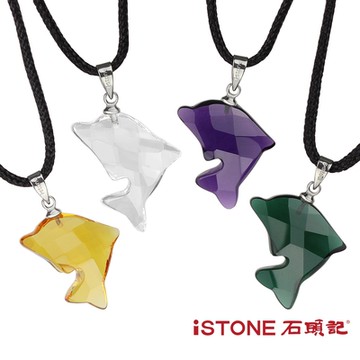 石頭記 水晶項鍊 海豚灣戀曲(水晶四材質選)