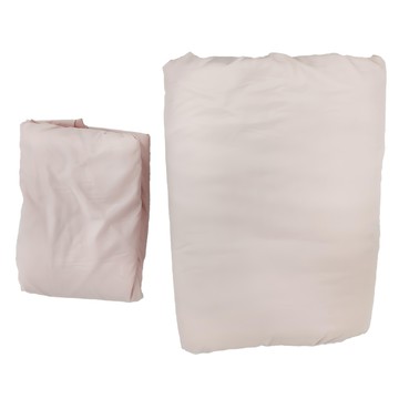 夢之語 柔舒棉床包涼被組  床墊套 + 枕套組  加大(床包186 x 180cm + 枕套75 x 45cm)  初戀粉色