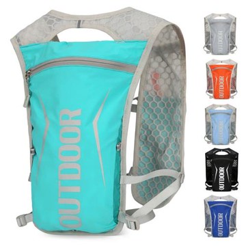 輕便水袋包戶外運動尼龍馬甲雙肩包跨境新款馬拉松跑步背包馬甲包