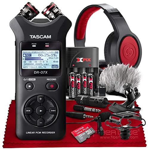 USBオーディオインターフェイス付きステレオハンドヘルドデジタルオーディオレコーダー 「Tascam DR-07 X」 付属品バンドル