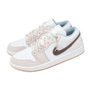 休閒鞋 Wmns Air Jordan 1 Low 女鞋 男鞋 白粉 AJ1 IB8859-101