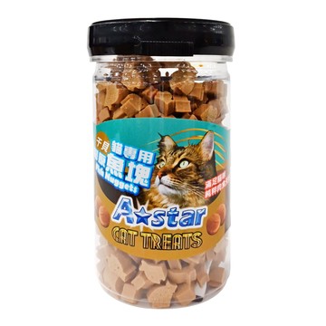 A star 貓專用膠原魚塊 貓零食  干貝  180g  1罐
