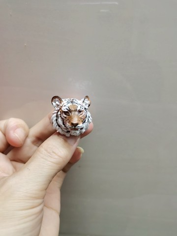 1/12mezco老虎頭雕 適配mezco 動物頭雕